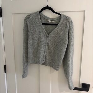 Abercrombie & Fitch Light Gray Women's Cardigan